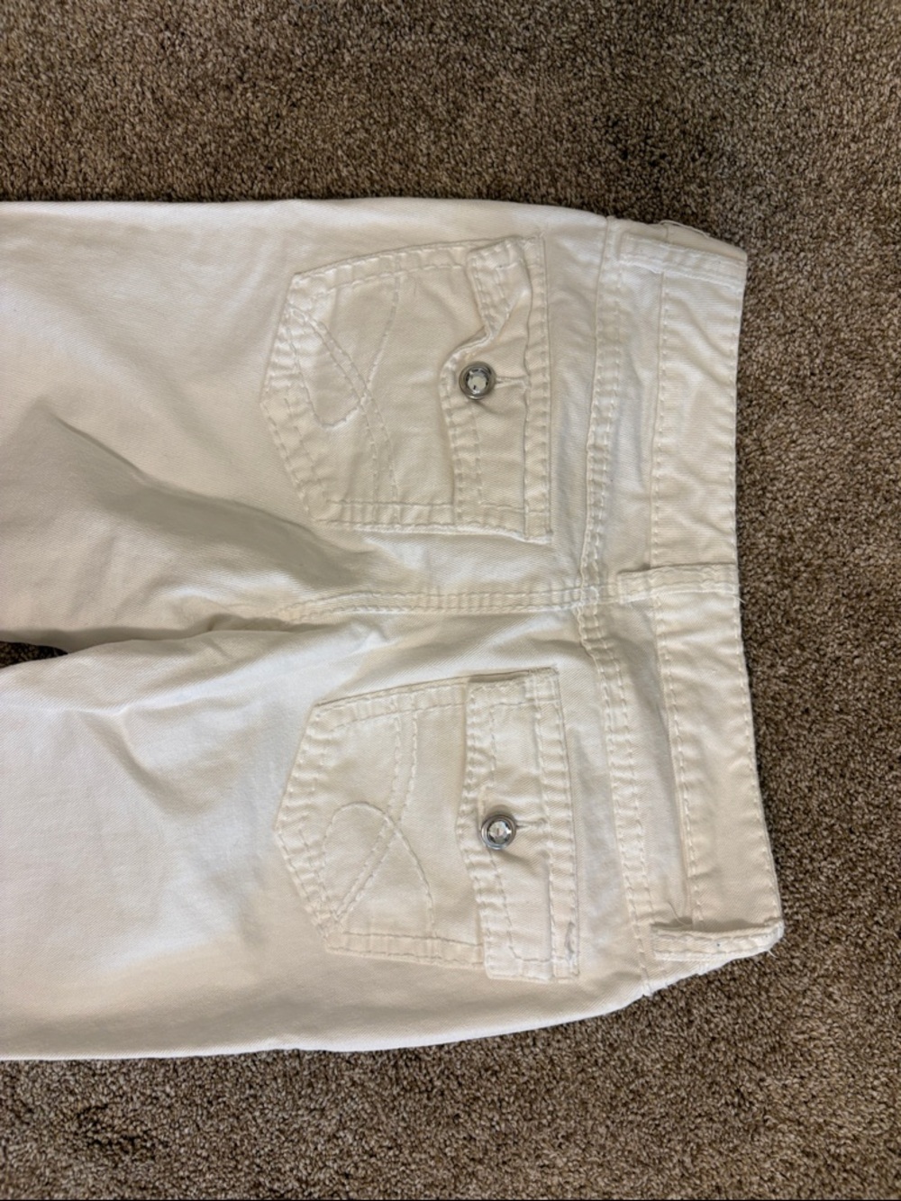 Women's INC White Regular Fit Boot Leg Jeans, sz 4 - Picture 6 of 7